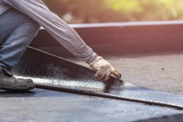 Professional Emergency Waterproofing technician working in Yelm, WA